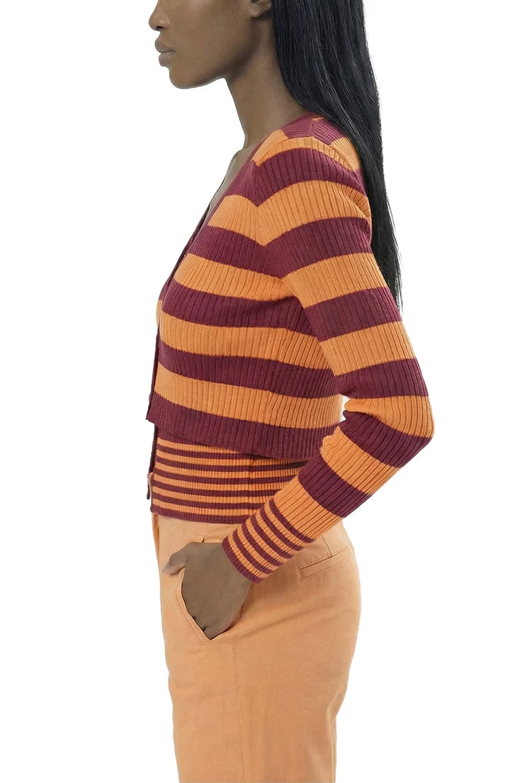 Area Stars Striped Long Sleeve Top