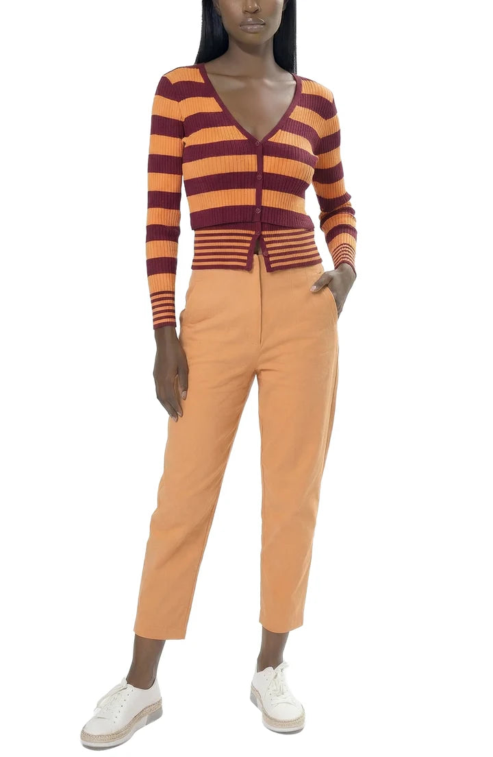 Area Stars Striped Long Sleeve Top