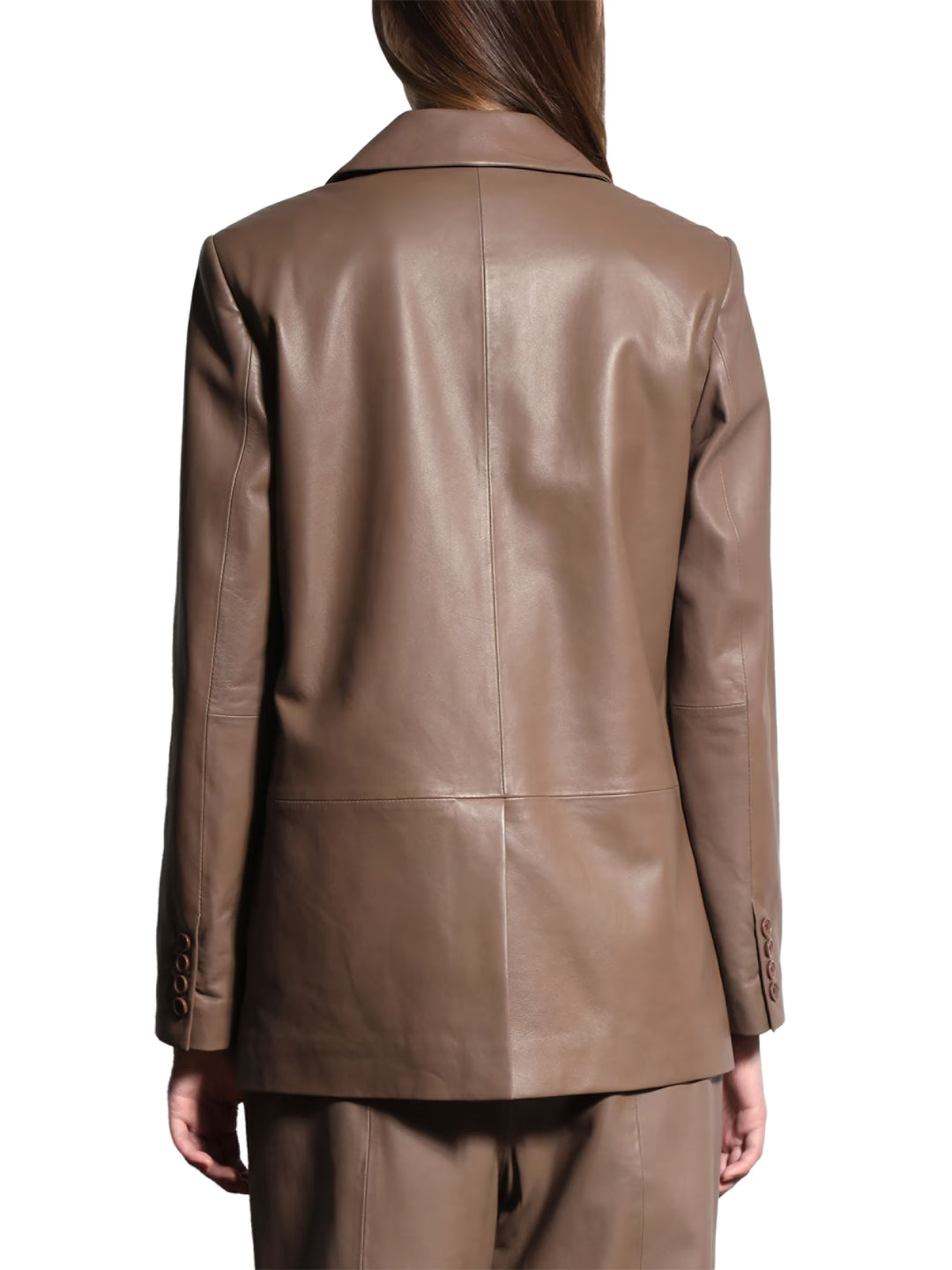 Walter Baker Keely Leather Longline Blazer