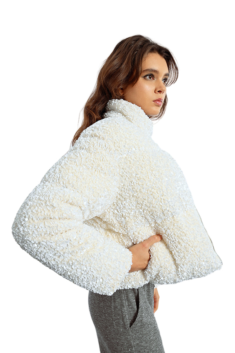 Molly Bracken KNITTED PADDED JACKET