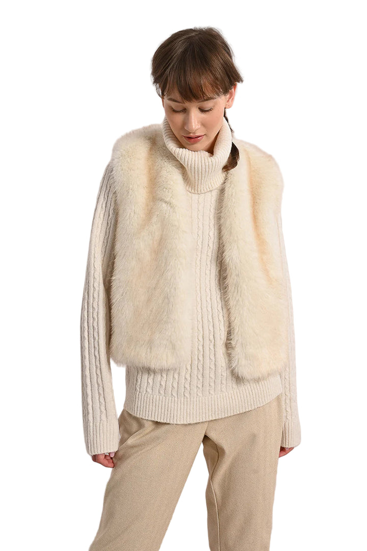 Molly Bracken WOVEN SLEEVELESS JACKET