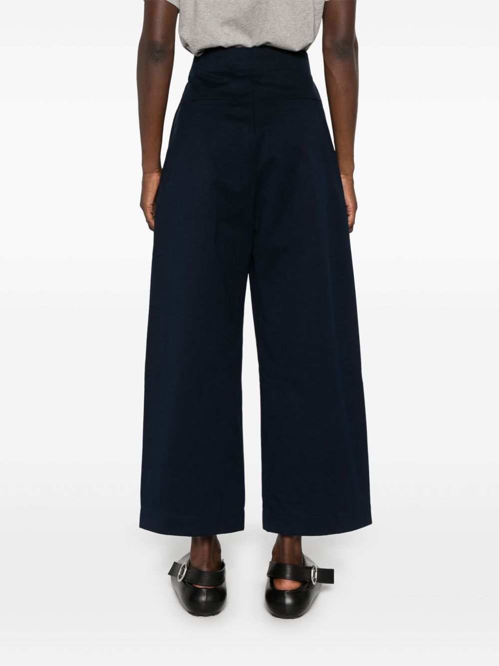 STUDIO NICHOLSON Trousers Blue - clever alice