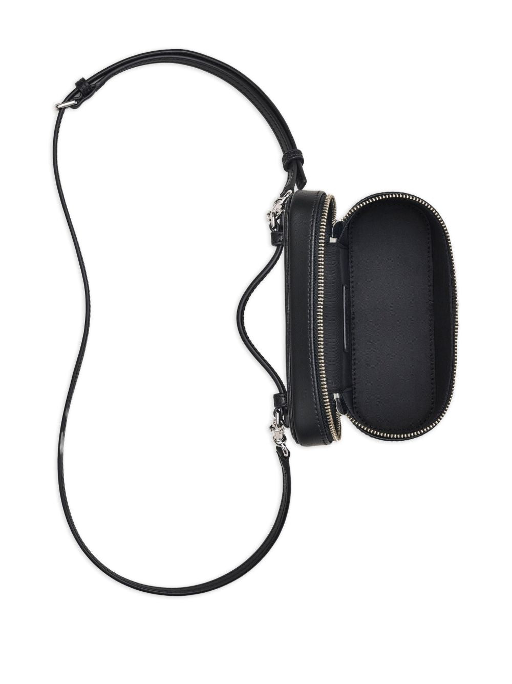 Marc Jacobs The Vanity Leather Crossbody Bag (Black)