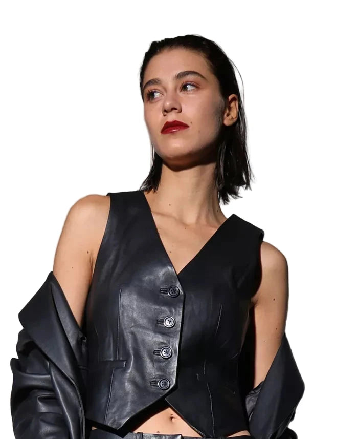 Walter Baker Leslee leather vest