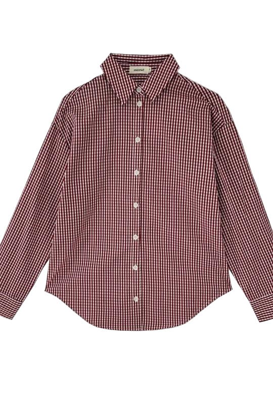 Sweewe Paris Gingham Button Down