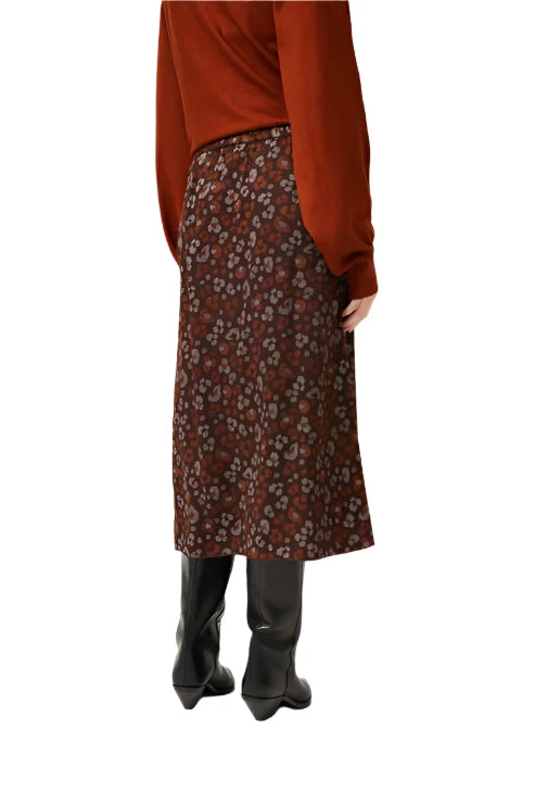 Compania Fantasica Amur animal print midi skirt - clever alice