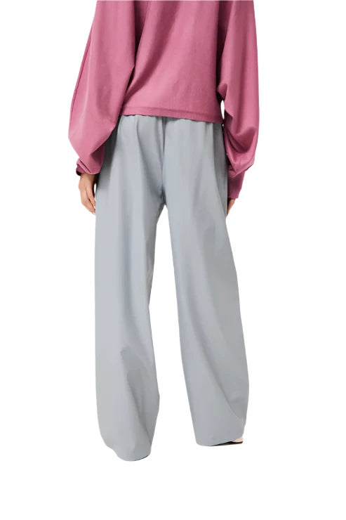 Compania Fantastica Grey Faux Leather Pants - clever alice