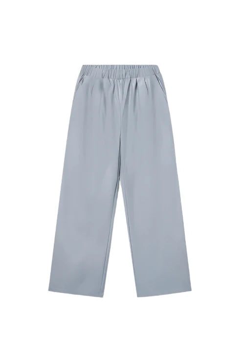 Compania Fantastica Grey Faux Leather Pants - clever alice