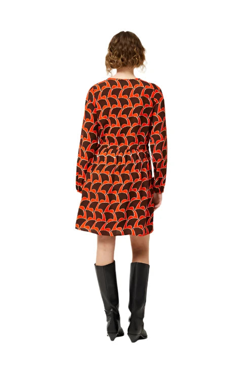 Compania Fantastica Pai Pai geometric print short dress - clever alice