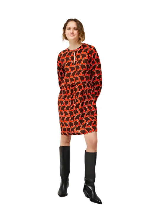 Compania Fantastica Pai Pai geometric print short dress - clever alice