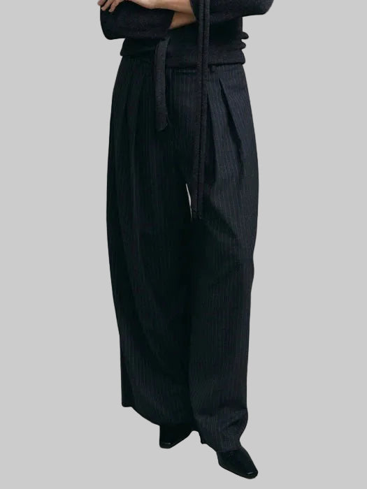Clever Alice Curved Wide Stripe Pants