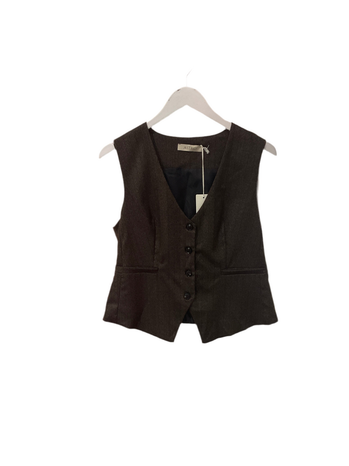 Astrid Brown Vest