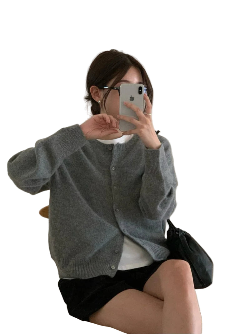 Clever Alice Alpaca Wholegarment Cardigan