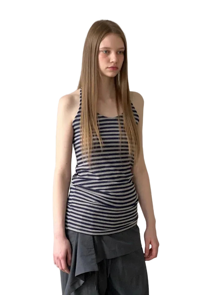 Clever Alice Halter Belt Knit Top