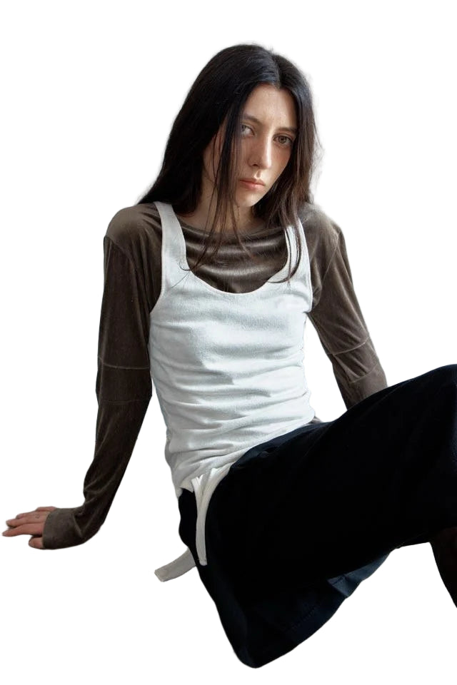 Clever Alice Carly Velvet Tee