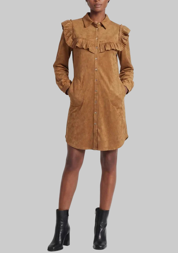Area Stars Parker Dress in Suede