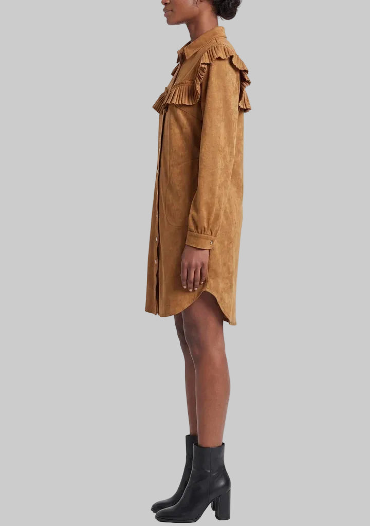 Area Stars Parker Dress in Suede