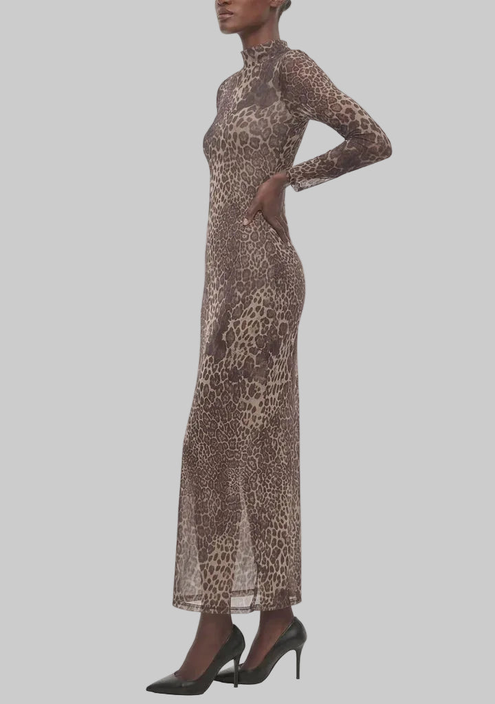 Area Stars Leopard Jersey Dress