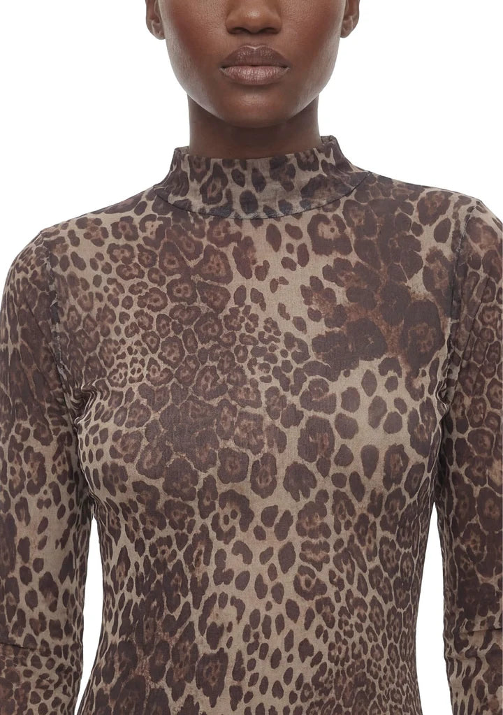 Area Stars Leopard Jersey Dress