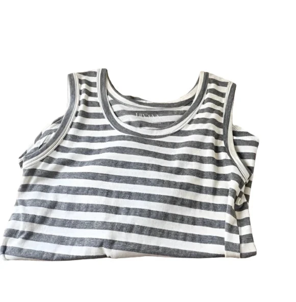 Clever Alice Gauze Stripe Sleeveless Tank