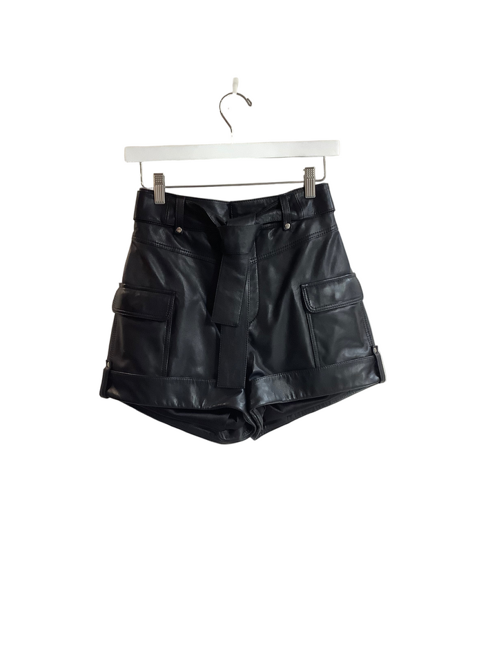 Walter Baker Marcos leather shorts