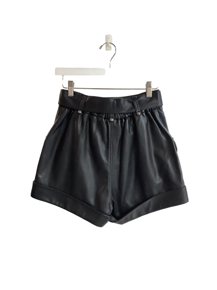 Walter Baker Marcos leather shorts