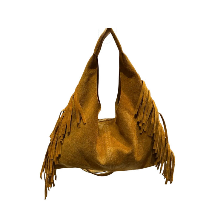 Louisa Lee Fringe Slouch Bag