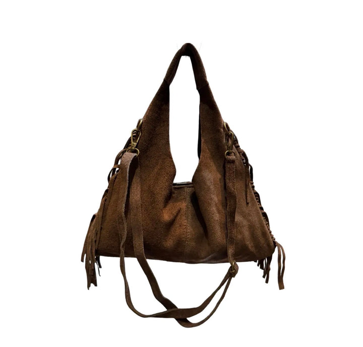 Louisa Lee Fringe Slouch Bag