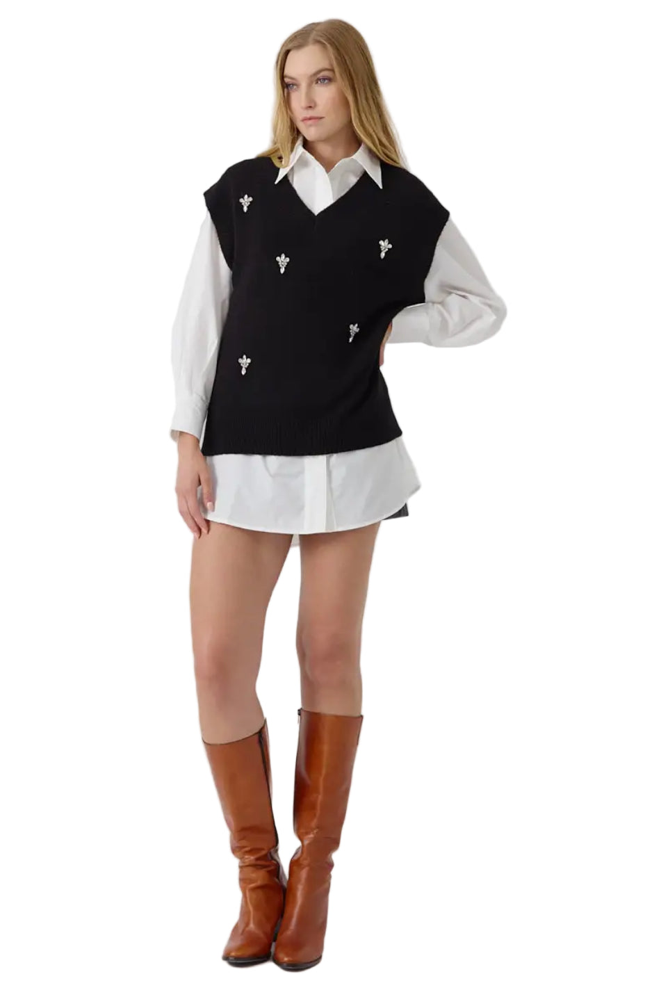 Sweewe Paris Embellished Vest