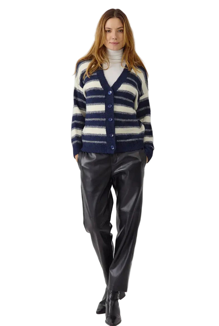 Sweewe Paris Navy Striped Cardigan