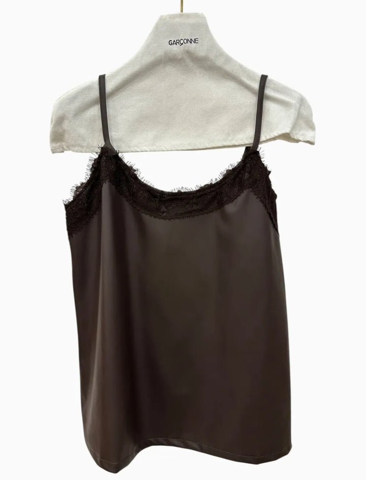 Garconne Vegan Leather Cami