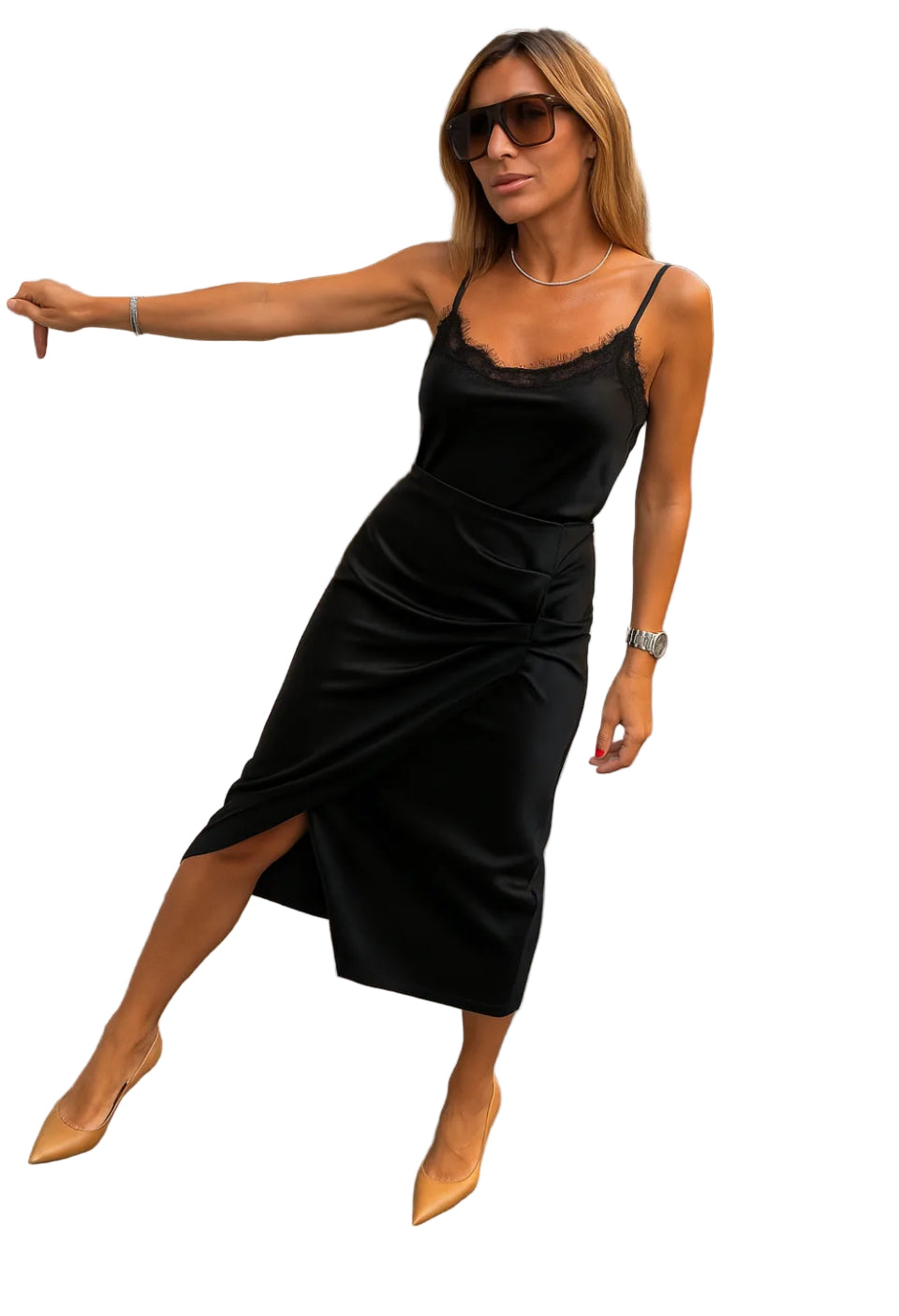 Garconne Vegan Leather Cami