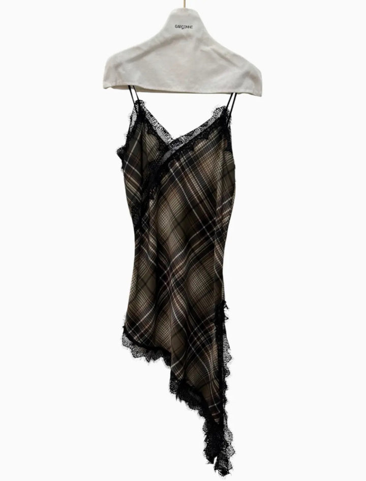 Garconne Plaid Cami Dress