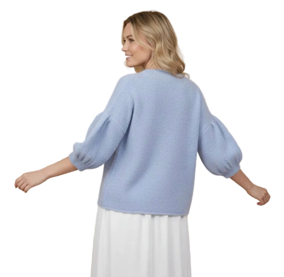 Sweewe Morning Glory Sky Blue Sweater