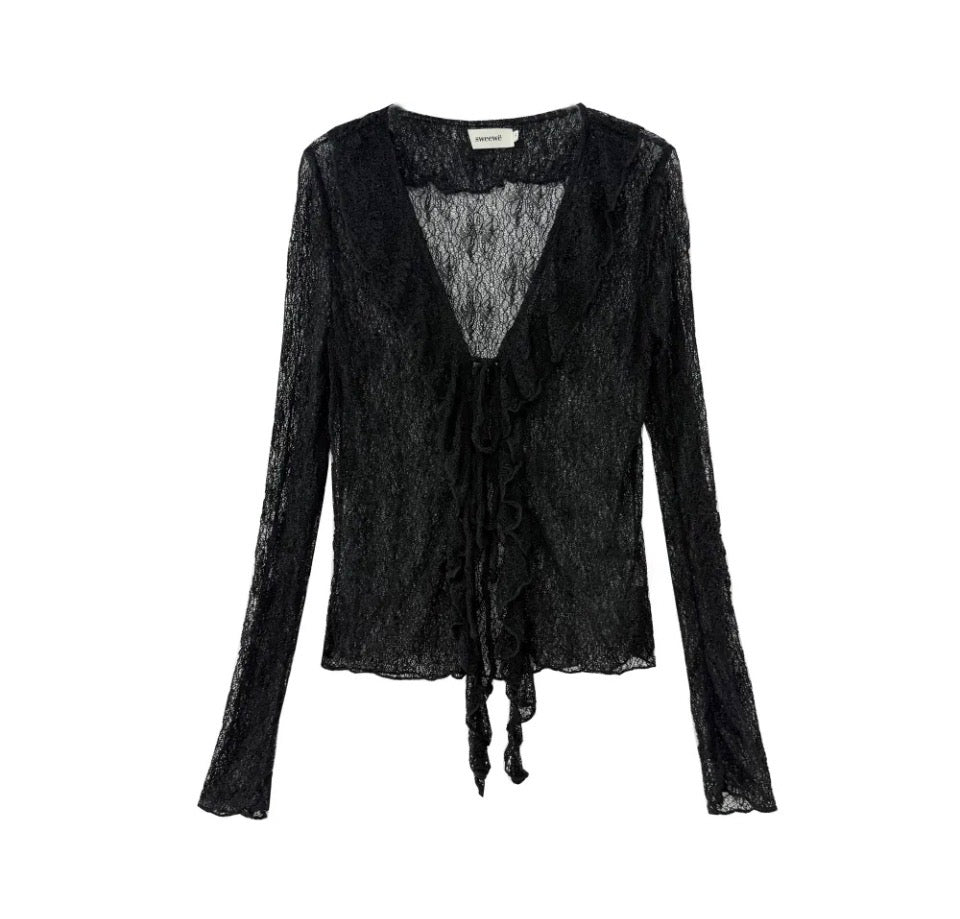 Sweewe Web Knit Cardigan