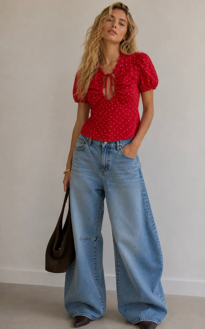Garconne Poppy Top