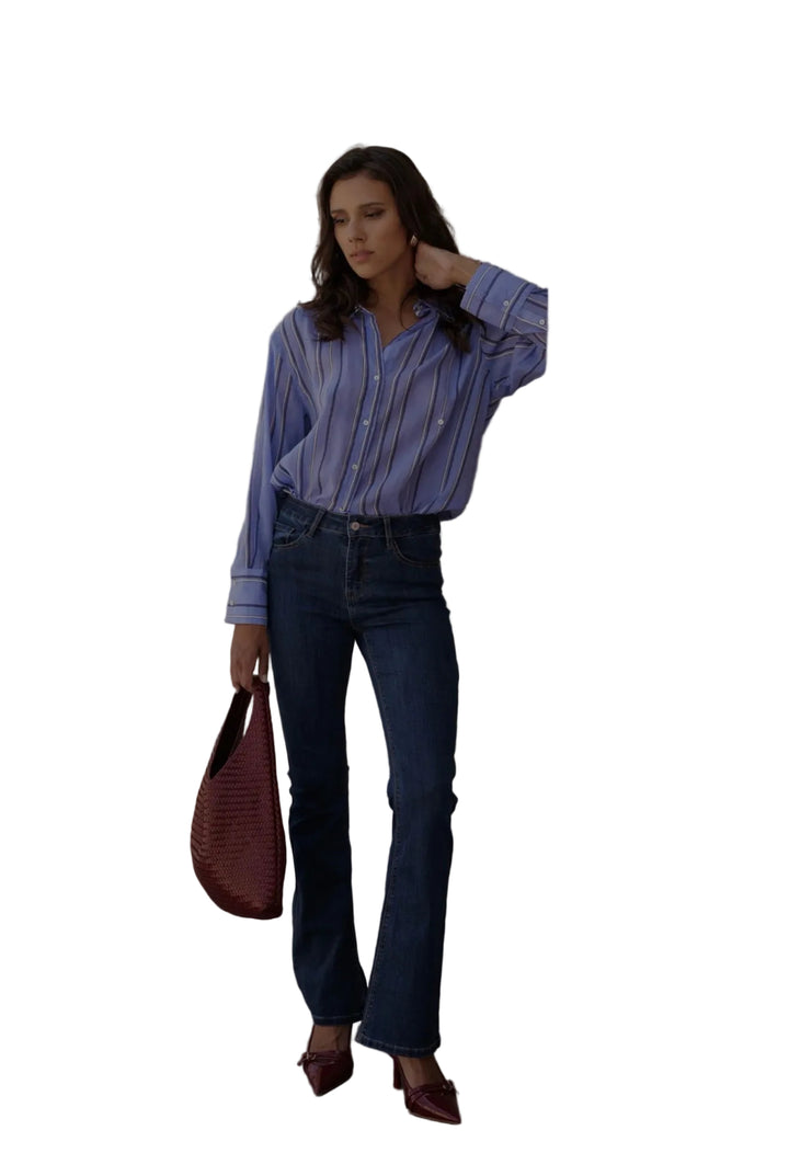 Oraije Elena Medium Wash Flare Denim
