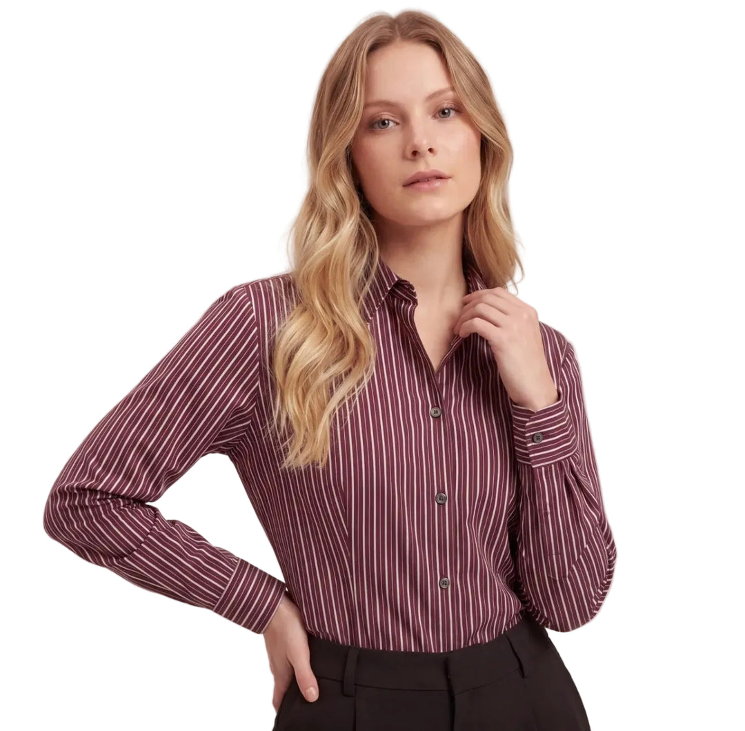 Sweewe Charli Striped Button Up Blouse