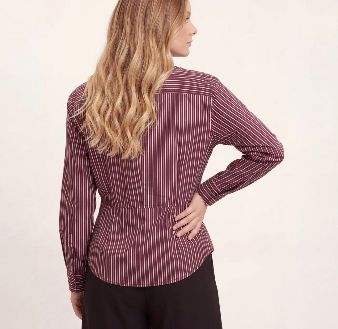 Sweewe Charli Striped Button Up Blouse