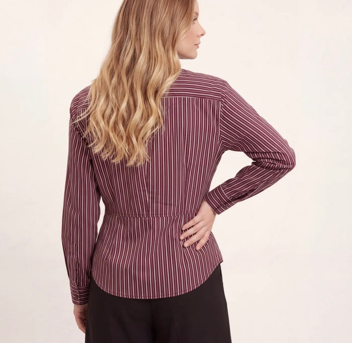 Sweewe Charli Striped Button Up Blouse