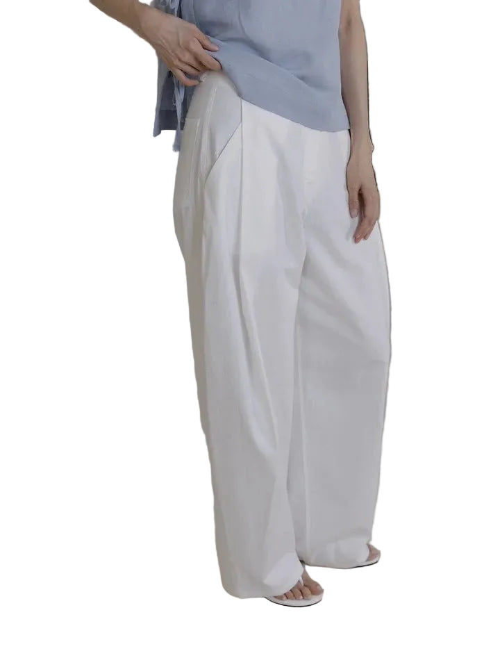 Clever Alice Mono Tuck Cotton Pants