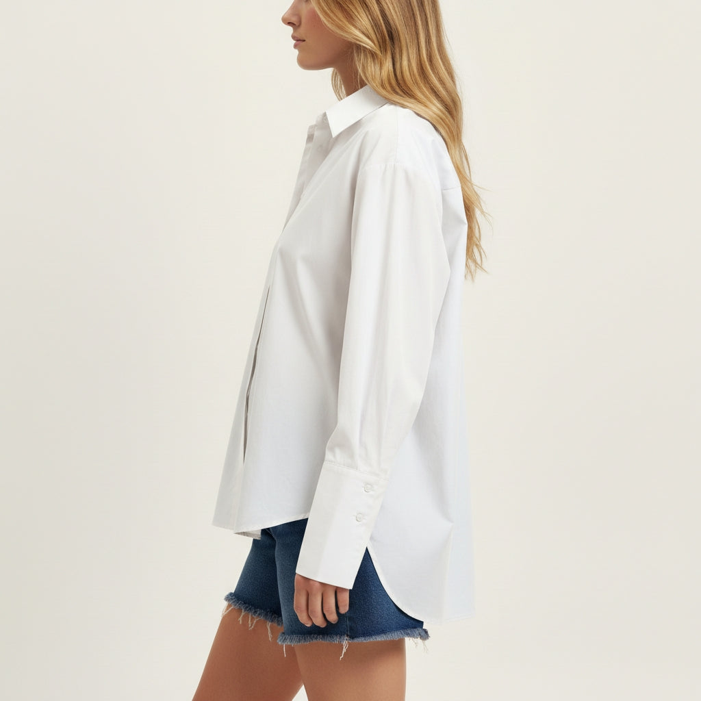 Sweewe Anne Cotton Button Down Shirt
