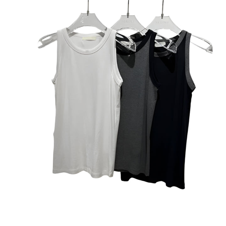 Clever Alice Contrast Halter Top