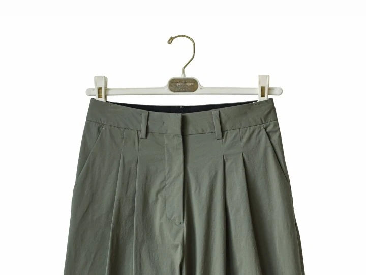 Clever Alice Cotton Pintuck Trousers