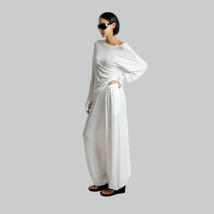 Clever Alice Drapped Off-Shoulder Top
