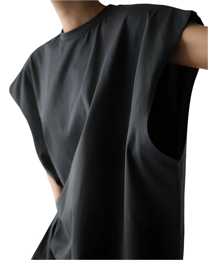 Clever Alice Oversized Sleeveless Long Tee