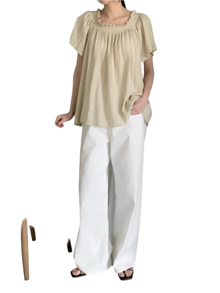 Clever Alice New Diagonal Denim Pants