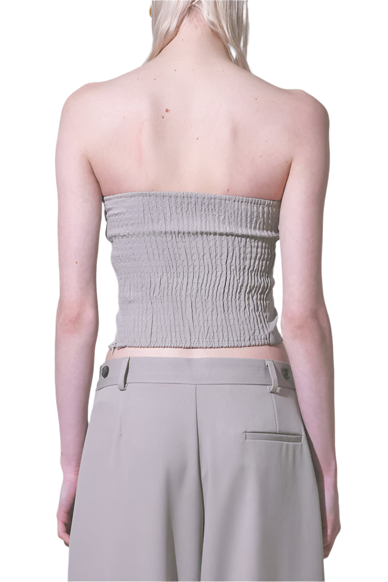 Clever Alice Black Strapless Top in Black Only - clever alice