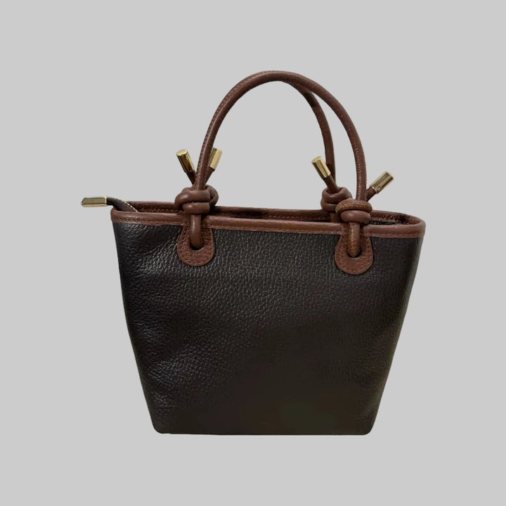 Louisa Lee LINDA GRAINED LEATHER HANDBAG