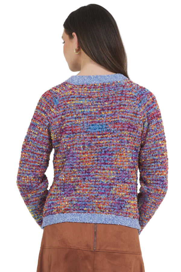 Stellah Novelty Pullover in Blue